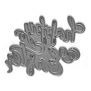 Happy Easter Text Metal Cutting Dies Stencil Scrapbooking DIY Album Stamp Paper