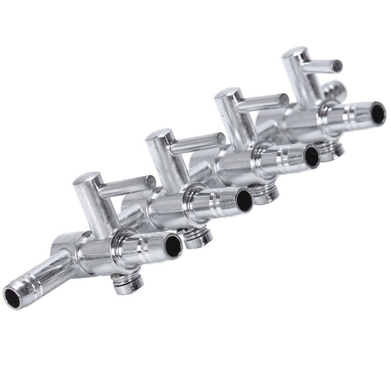 Aquarium Inline Air Flow Pump Splitter Control Valve 4 Way C8A2