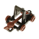 2 Set Mini Medieval Old Soldier Figures Statues with Horse