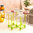 Cup Drying Rack Stand, Retractable Non-Slip Rack Water Drain Dry Organizer  B6G5