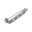 Approx.50Pcs Brooch Back Safety Catch Bar Pins 32mm G6F7