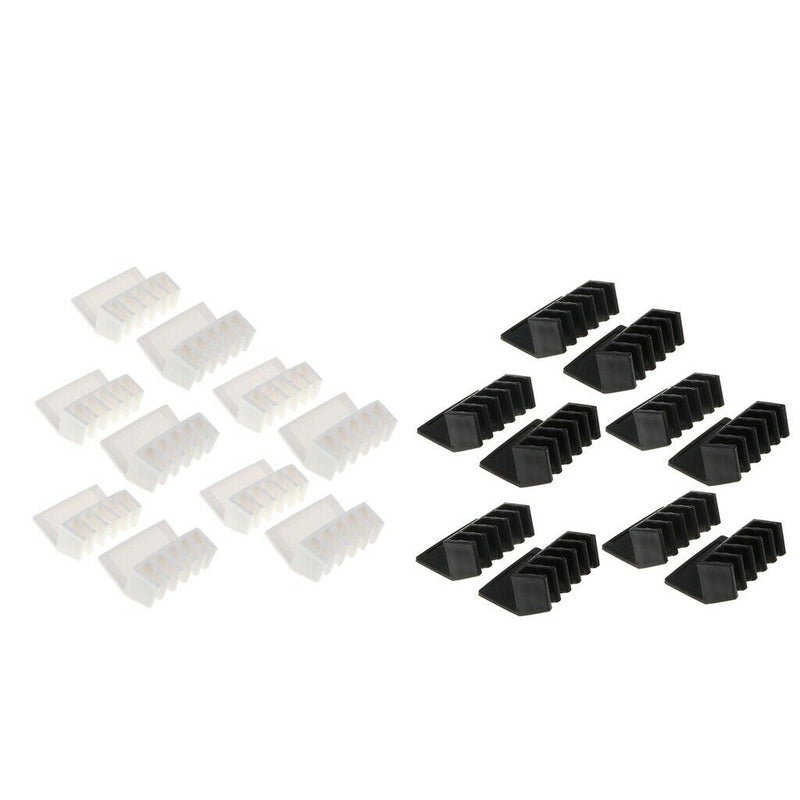 Cable Clips - Cord Organizer - Cable Management - Wire Holder System - 10x