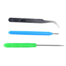 3pcs Paper Set Quilling Paper Tools Tweezer Needle Pins Slotted Pen Tool Kit MO