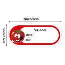 250 Pcs/roll Color Fruit Stickers Labels Kitchen Stickers Food Juice LabelsSEAU