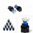 PC74 T5 LED Twist Socket Instrument Panel Cluster Plug Dash Blue Light Bulbs x10