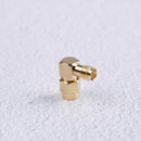 rp sma male jack to rp sma female jack screw thread brass connector 90degree FT
