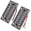 Set of 2 Electric Guitar Neck Bridge Pickup 7 Strings 58mm+62mm Luthier Supply