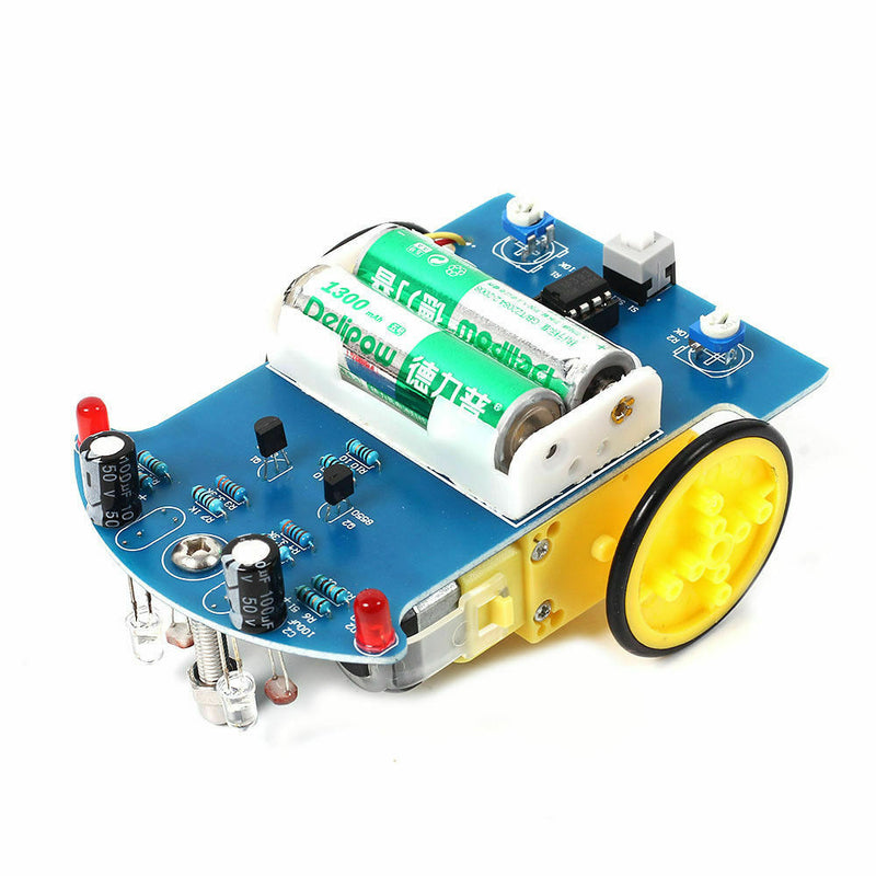 2WD DIY Smart Tracking Line Robot Car Suite Chassis Reduction Motor For Arduino