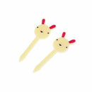 10x Cute Animal Fruit Forks Dessert Fork Toothpick Kids Tableware Food Picks ME