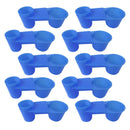 10pcs Blue Bird Drinker Feeder Cups Parrot Water Bottle Feeder for Cage