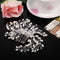 Handmade Pearls Tiara Hair Comb Bride Headwear Wedding Jewelry Accessories A