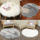 faux sheepskin wool carpet 30 x 30 cm Fluffy soft longhair decorative carpe D6M4
