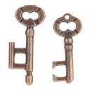 1Pcs Alloy Key Ring Puzzle Brain Tester IQ Test Kids Adults Intelligent Toys OZ