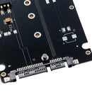 2Pack M.2 NGFF SSD To 2.5"SATA Adapter Card With Case Enclosure For Computer
