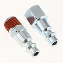 12x Female Male Brass Quick Release Disconnect Coupler Plug 1/4" NPT Tools