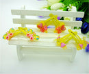 10Pcs Cartoon Beads Candy Color Hair Clips Girls Hair Ties Kids BB Hairpi N.ES