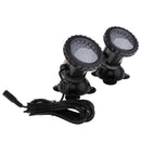 2pcs 36LED 7-Color Underwater SpotLight Waterproof Aquarium Pond Fish Tank Lamp
