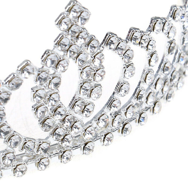 Hotest Crystal Tiara Hair Band Kid Girl Bridal Princess Prom Crown HeadbandJ Bj