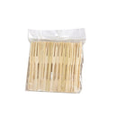 80 pcs/Bag Disposable Bamboo Food Picks Fruit Fork Sticks Buffet Cupcake Toppers