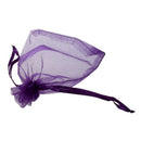 100 Organza Wedding Favour Bags Jewellery Pouches 9cm x 12cm Purple