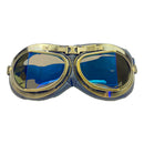 Retro Pilot Motorcycle Dirt Bike ATV Goggles - Helmet Sunglasses UV Resistant