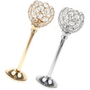 Crystal Candlestick Candle Holder Candleholder Candelabra Candlelit- L 2-set