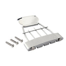 Zinc Alloy 4 String Trapeze Tailpiece with Screws for Archtop Jazz Bass Guitar
