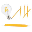 10 x Super Bright COB LED Solar Filament Bulb Candle Light Home Lamp Source DIY