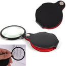 Folding 10X Mini Pocket Jewelry Magnifier Magnifying Eye Glass Loupe Lens A+ FT
