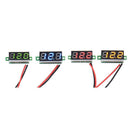 LED Digital Vol Voltmeter DC 2.4V-30V 2 Wire Display Panel Module Car Blue