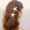 Natural Sea Star Girl Hair Stick Pins Lady Hair Clip Clamp Head Accessories