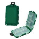 1 x Portable Fishing Tackle Storage Box Case For Hooks Baits 10 Compartments