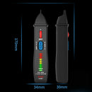 Dual Modes Non Contact Voltage Tester Pen 12V 1000V AC With Flashlight Socket