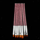 Pro Lots 7Pcs Nail Art UV Gel DIY Pen Kit Liner Painting Drawing Brushes Set