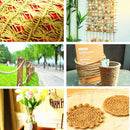 10M Twisted Burlap Jute Twine Rope Thick Natural Hemp Cord Sisal Rope 6mm