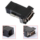 VGA Extender Female/Male to Lan Cat5 Cat5e/6 RJ45 Ethernet Female Adapter