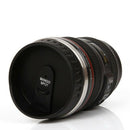 Best Camera Lens Thermos Stainless Steel Cup/ Mug for Coffee or Tea Black O4E1