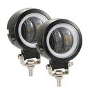 3.2Inch 20W Waterproof Round LED Work Light Bar 6500K For Motorcycle Offroad Hn