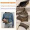 Retro Canvas Shoulder Chain Bag Women Elegant Plaid Pattern Crossbody Purse