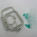 3PCS Embroidery Hoop Frame Set for Brother PE-500 PE-400D HE-240 LB-6700 In