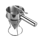 Stainless Steel Funnels Octopus Fish Balls Tools for Hotel Kitchen, Cake Shop,