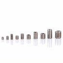 200pcs Stainless Steel Hex Socket Set Screw Grub Screws Assortment Kit M3-M8 Box