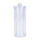 Cosmetic Makeup Case Clear Q-tip Storage Holder Cotton Pad Swab Organizer Box ME