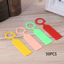 50pcs/Lot Ring Plastic Plant Seed Label Pot Marker Stake Nursery Garden Tag