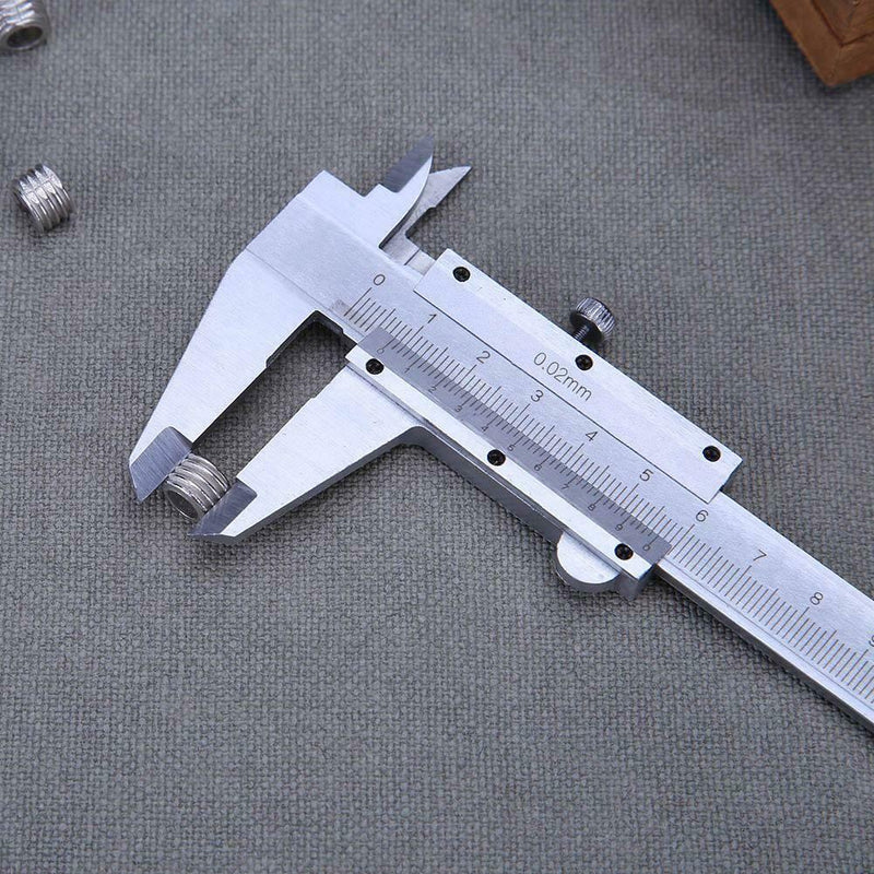 Vernier Caliper 0-150mm 0.02mm Metal Calipers Gauge Measuring Tools