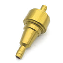 8mm Petrol Gas Fuel Filter Aluminium for Motorbike ATV Quad Inline Golden