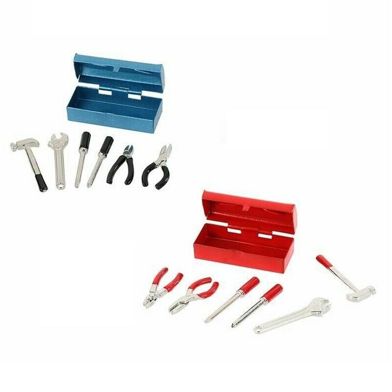 RC Rock Crawler 1:10 Scale Accessories Toolbox with Tools D90 SCX10 Land RovE3K4