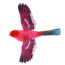 10x Artificial Foam Birds on Clip for Arts and Crafts Decoration Accessories