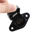 3 Pin Trailer Socket European Standard 3 Way Truck Caravan Coupling Adapter A