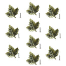 Zinc Alloy Leaves Handle Drawing Cupboard Door Knobs Cabinet Wardrobe Pull